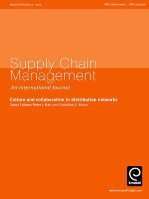 cover image of Supply Chain Management, Volume 8, Issue 5